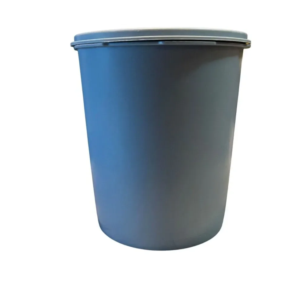 Vintage Tupperware  Canister Country Blue Rockets 807-7 7